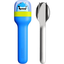 ZOKU Kids Pocket Utensil Set - Blue Shark Image 1