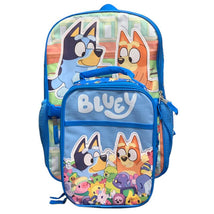 Zoofy Bluey 17 Licensed Character Backpack & Insulated Lunch Bag Set Image 1