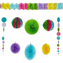 Amscan Vibrant Unisex Party Decorating Kit, Multi Image 2