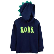 Carter's - Baby Boy Roar Spike Sweatshirt, Navy Image 1