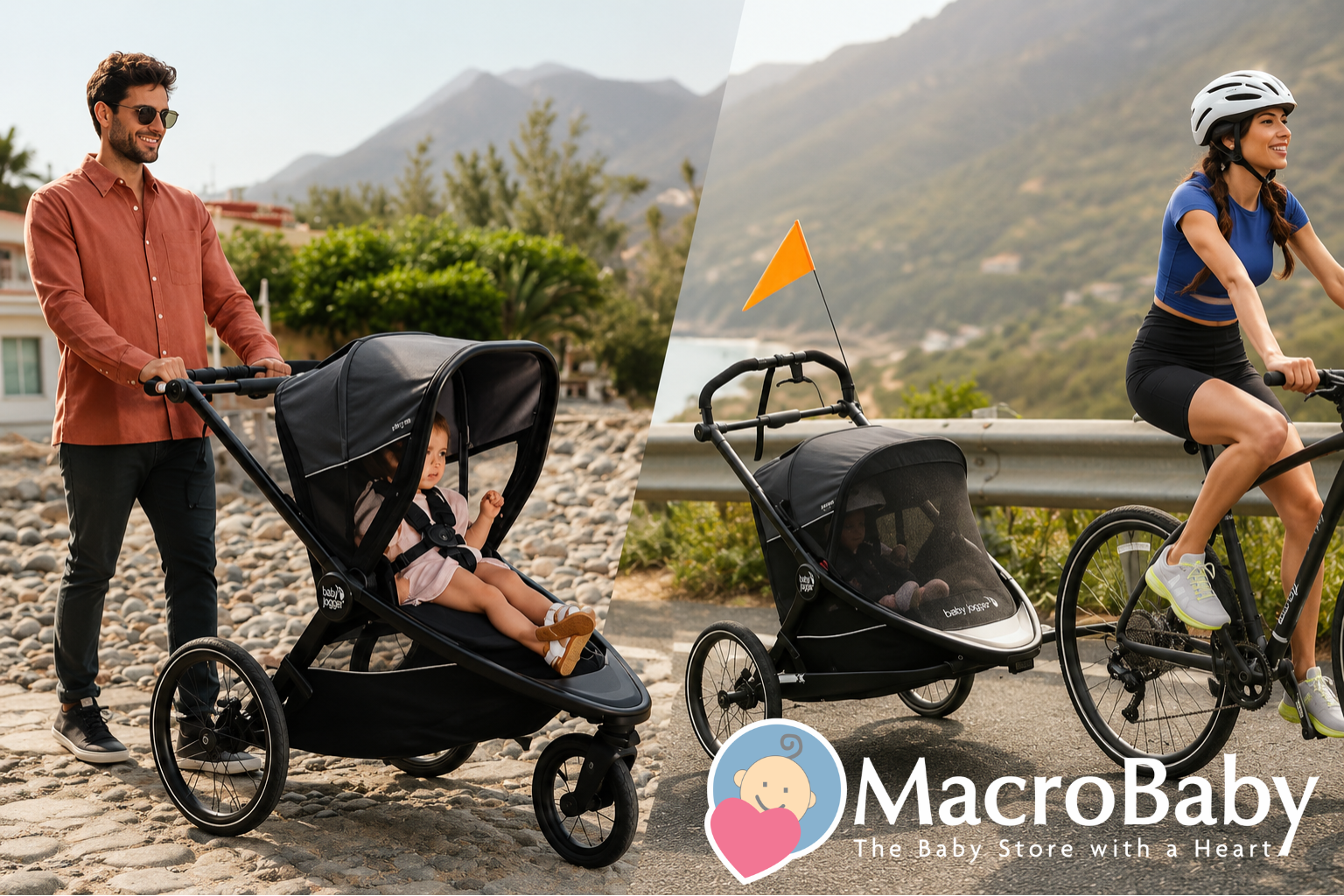 Baby jogger stroller for jogging and walking with infant, perfect for active parents and outdoor adventures
