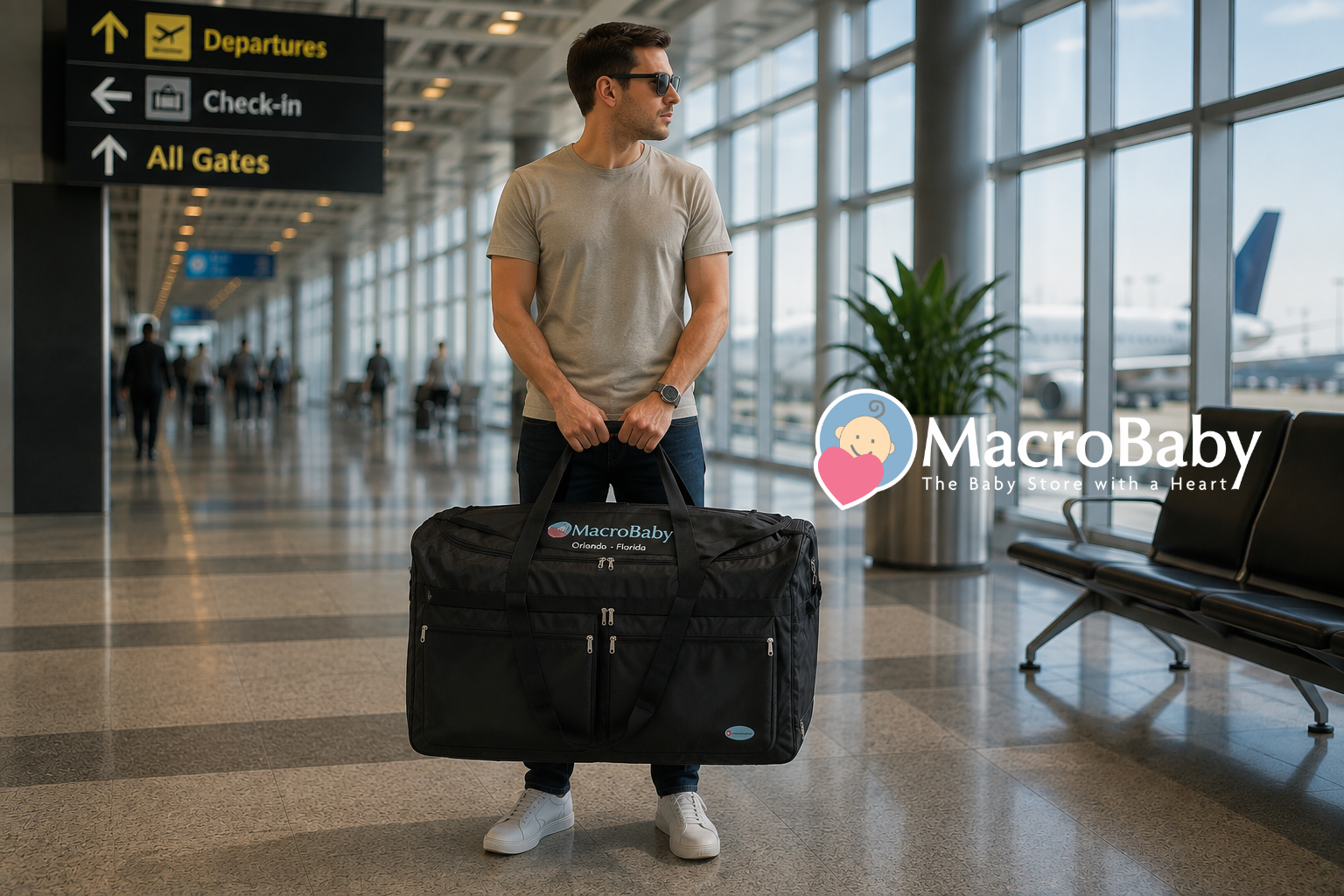 MacroBaby Luggage - Travel Corner Wheel Bag