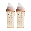 Hegen PPSU Anti-Colic Baby Bottle - 6 Months Plus - 330ml/11oz - Pink - 2-Pack