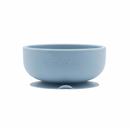 Primo Passi - Silicone Carrot Freezer + Food Feeder + Spoon 2-Pack + Suction Bowl + Suction Plate + Training Cup And Snack Cup - Dusty Blue
