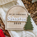 Baby’s 1st Christmas Ornament - Tree with Star