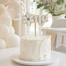 Daisy ONE First Birthday Cake Topper