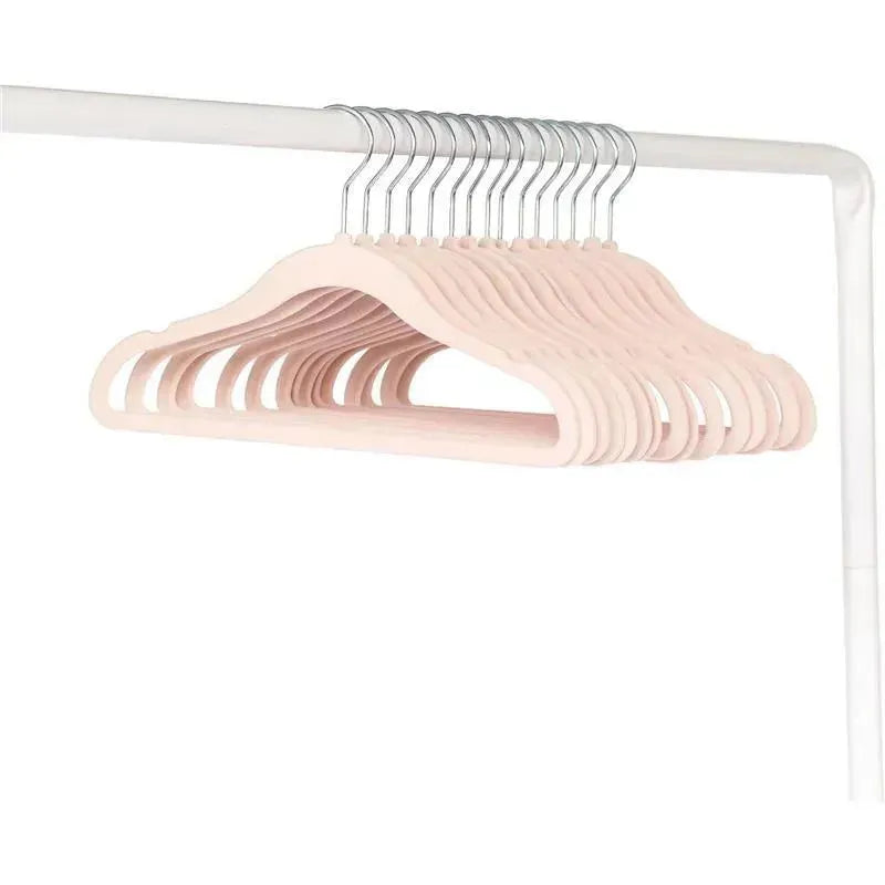 3 Sprouts - 15Pk Baby Velvet Hangers, Pink Image 3