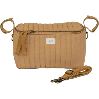 3 Sprouts - Universal Stroller Caddy Organizer, Mustard Image 1