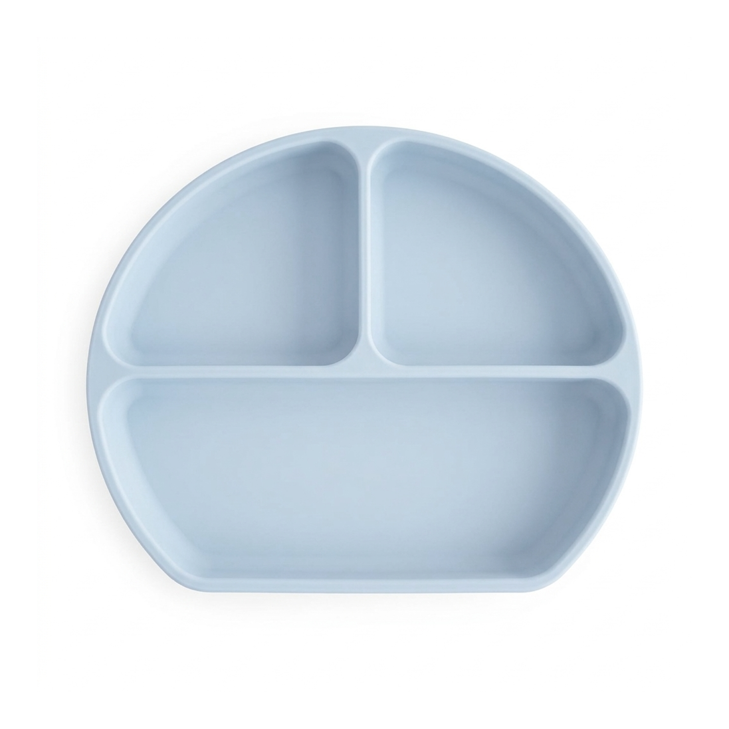 Primo Passi - Silicone Carrot Freezer + Food Feeder + Spoon 2-Pack + Suction Bowl + Suction Plate + Training Cup And Snack Cup - Dusty Blue