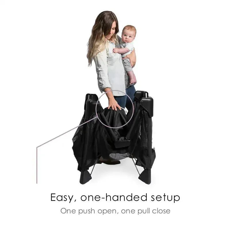 4 Moms - Breeze Plus Playard, Black Image 3