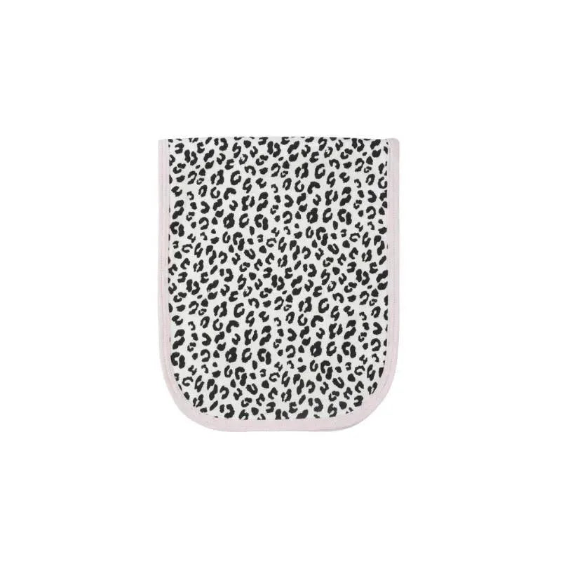 4 Pack Girls Leopard Terry Burp Cloths Image 5