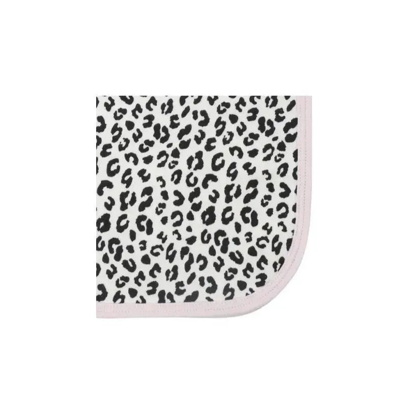 4 Pack Girls Leopard Terry Burp Cloths Image 5