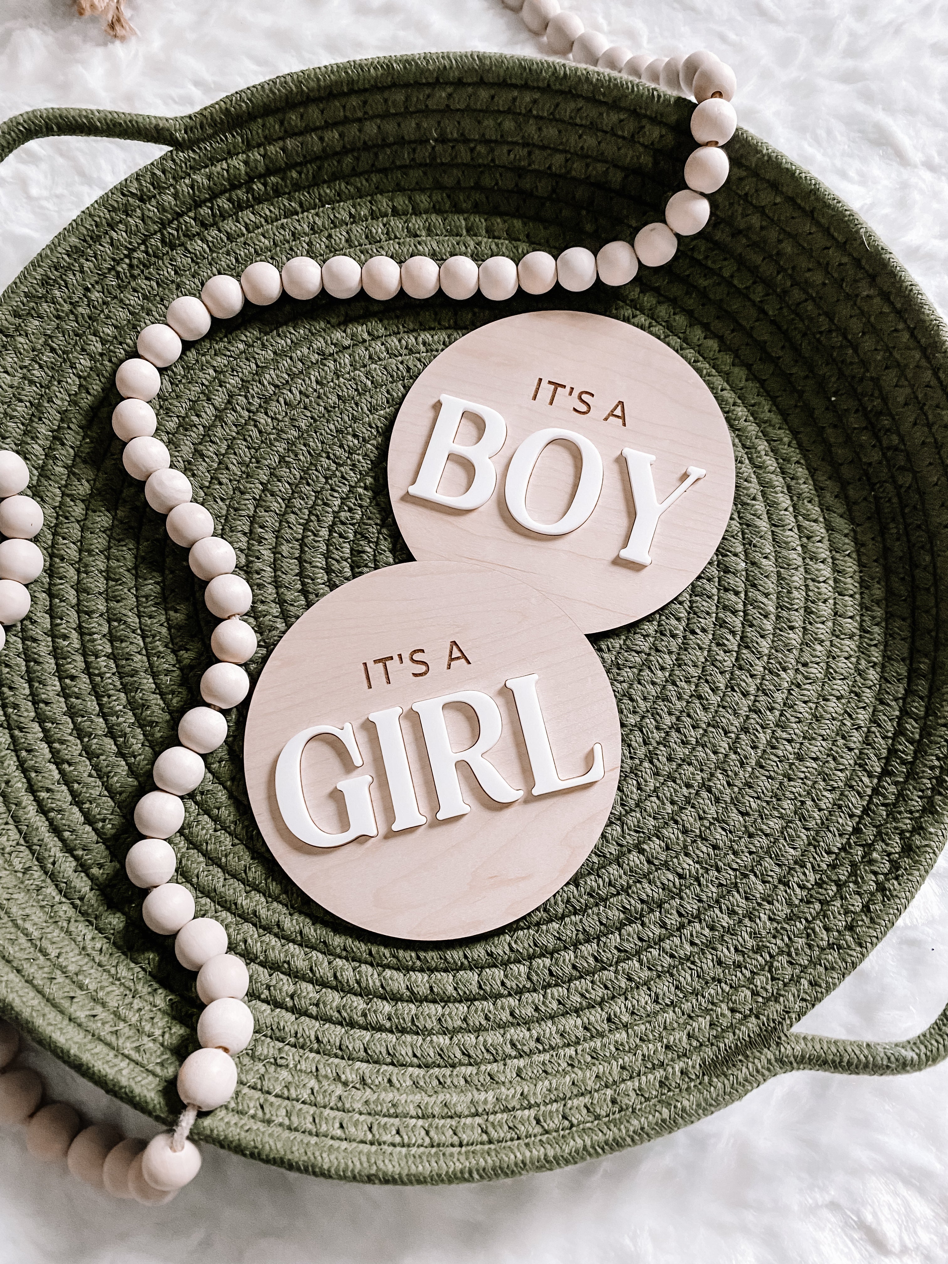 It's a Boy/Girl Gender Reveal Round