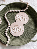 It's a Boy/Girl Gender Reveal Round