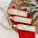 Custom Layered Stocking Tags