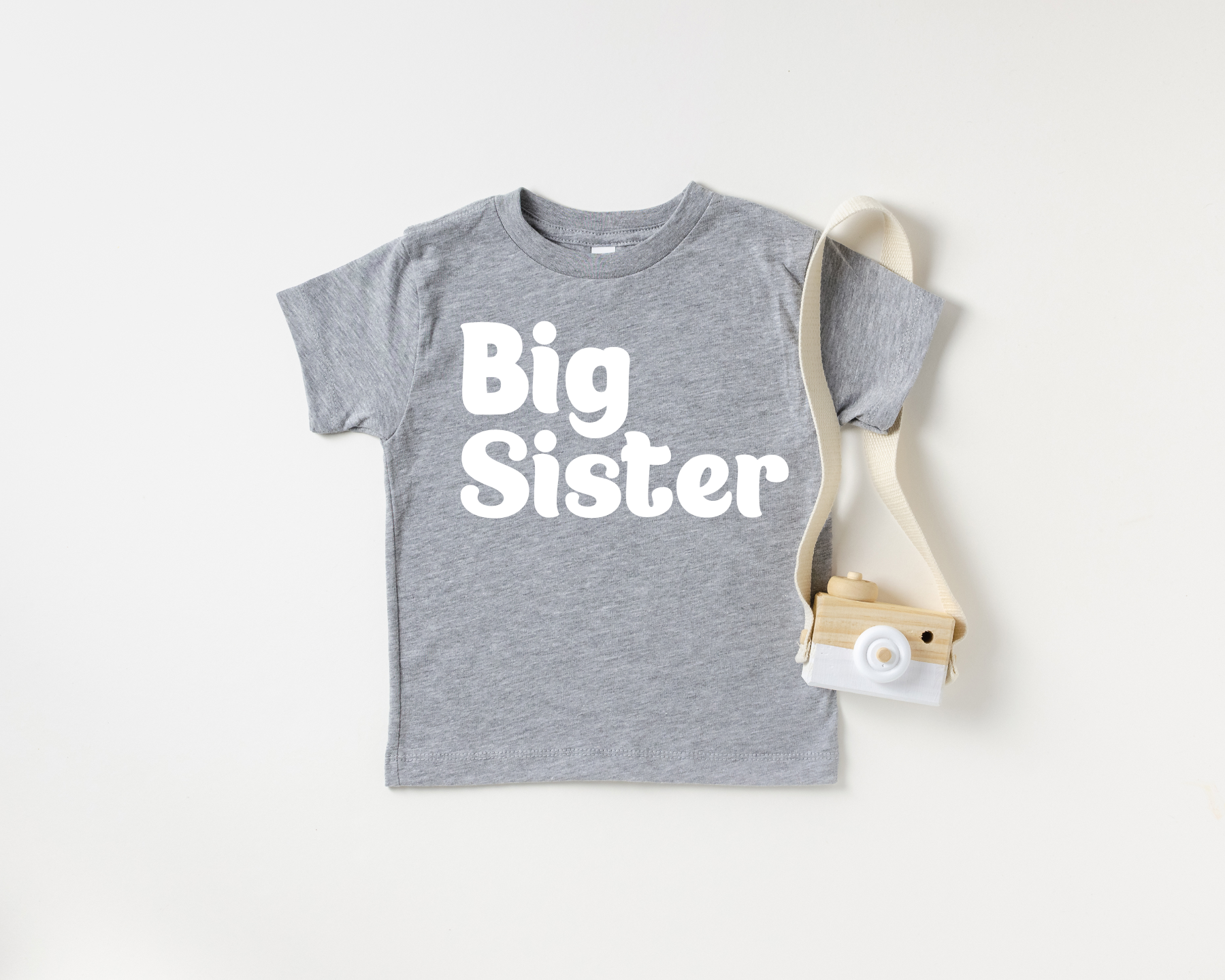 Big Sister Kid's Retro Sibling Tee