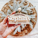 First Christmas Arched Ornament - Custom