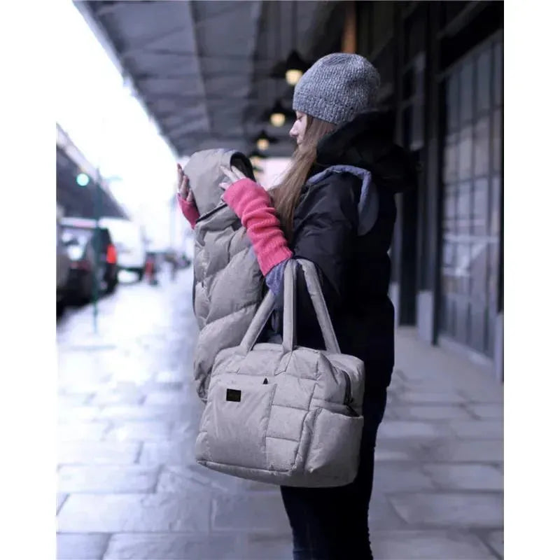 7Am - Soho Everyday Diaper Bag Duffle Heather Grey Image 5