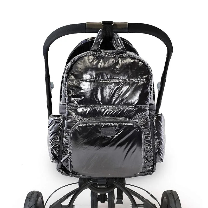 7AM Voyage - Diaper Bag Backpack, Black Polar Image 3