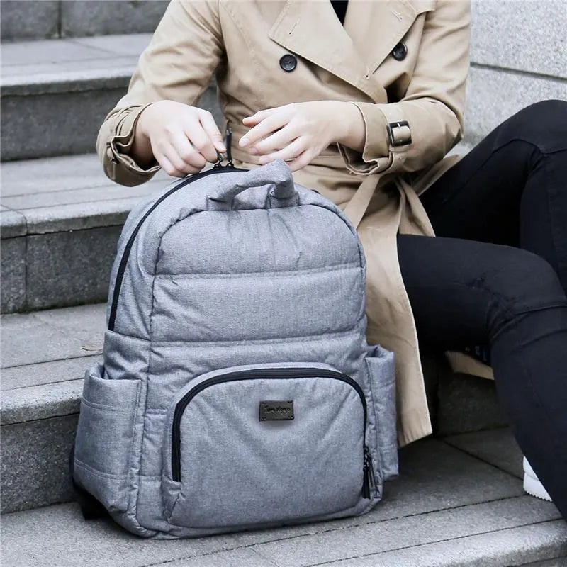 7AM Voyage - Diaper Bag Backpack, Heather Grey Image 4