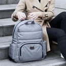 7AM Voyage - Diaper Bag Backpack, Heather Grey Image 4