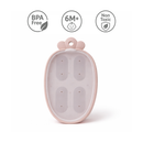 Primo Passi - Silicone Carrot Freezer + Food Feeder + Spoon 2-Pack + Suction Bowl + Suction Plate + Training Cup And Snack Cup - Rose Pink