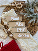 Custom Layered Stocking Tags