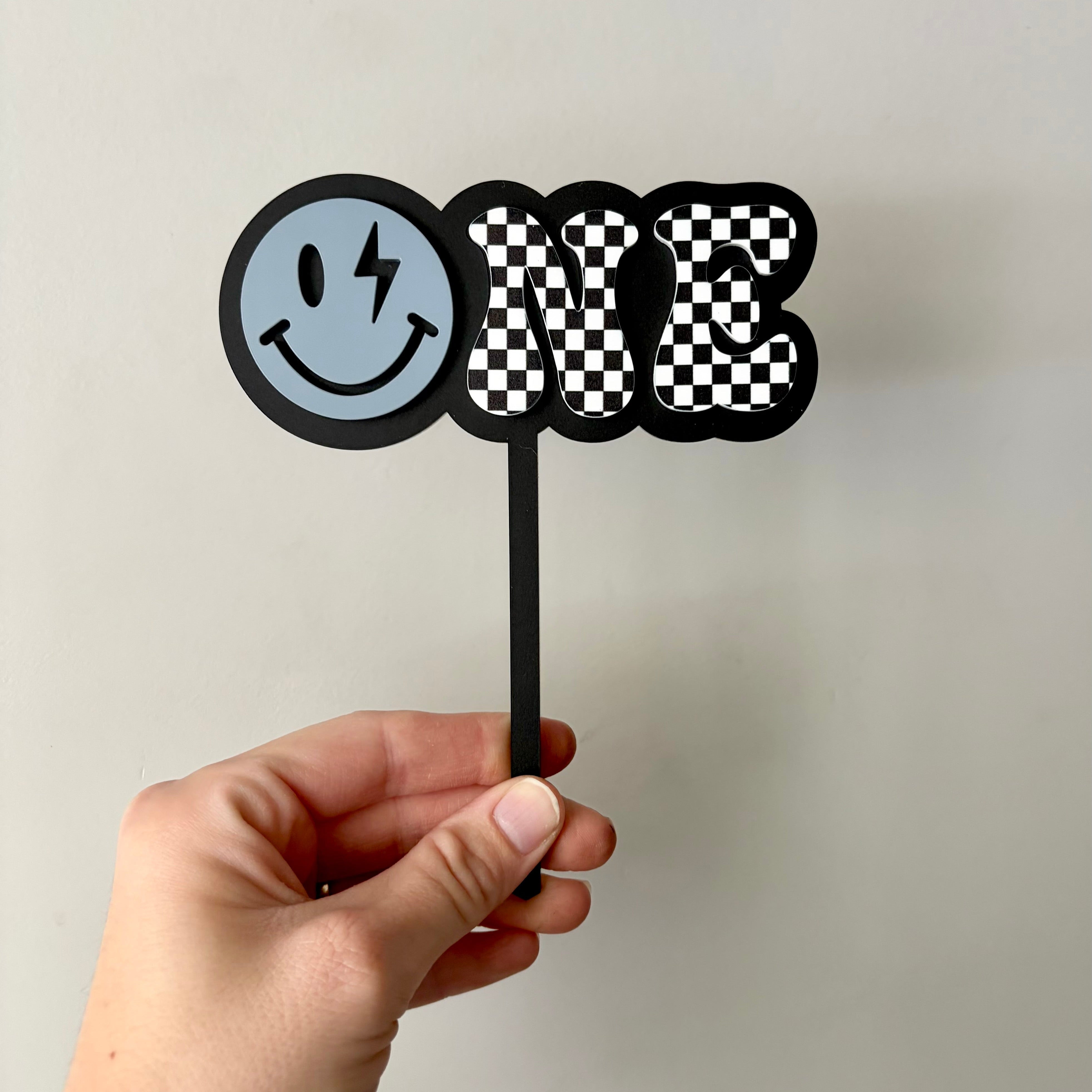ONE Cool Dude First Birthday Cake Topper