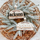 First Christmas Arched Ornament - Custom