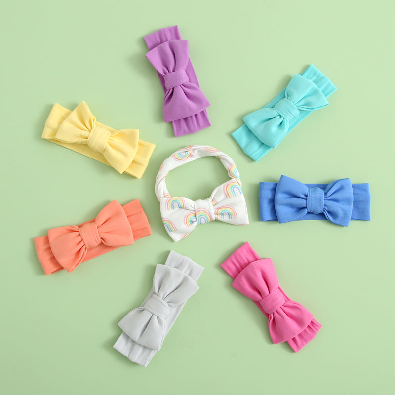 Happy Yellow Bow Headband