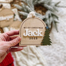 Baby’s 1st Christmas Ornament - Tree with Star