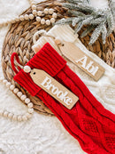 Custom Layered Stocking Tags