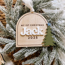 Baby’s 1st Christmas Ornament - Tree with Star