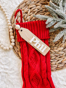Custom Layered Stocking Tags