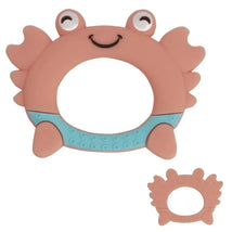 Brinquedo de dentição de silicone para caranguejo