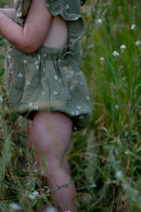 Olive Green Organic Cotton Romper