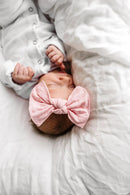 NÓ SHABBY MODELADO: ponto rosa / rosa