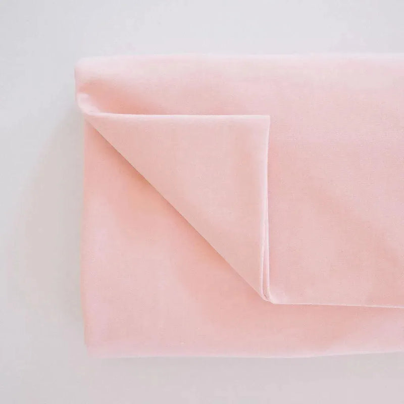 Lençol de berço de algodão impermeável - Blush