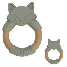 Brinquedo de dentição de silicone Fox