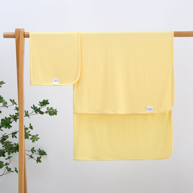 Happy Yellow Swaddle Blanket