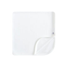 Snow Ribbed Swaddle Blanket