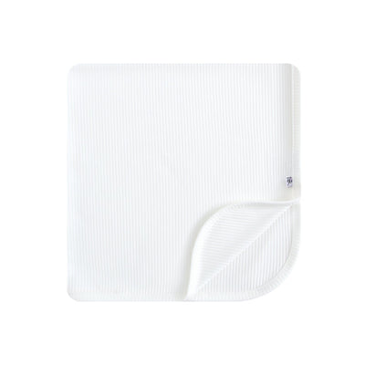 Snow Ribbed Swaddle Blanket
