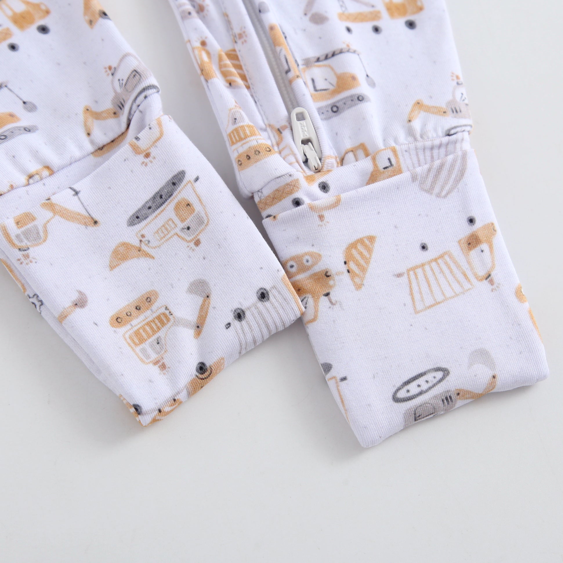 Dig This Zippered Baby Romper