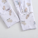 Dino Derby Zippered Baby Romper