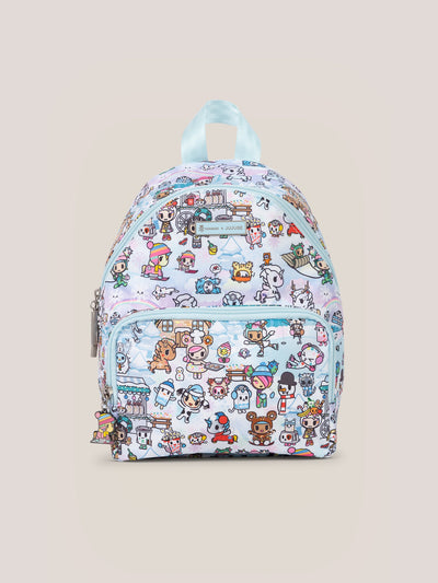 tokidoki Snow Day Everyday Mini Diaper Bag Backpack, Ice Blue Image 1
