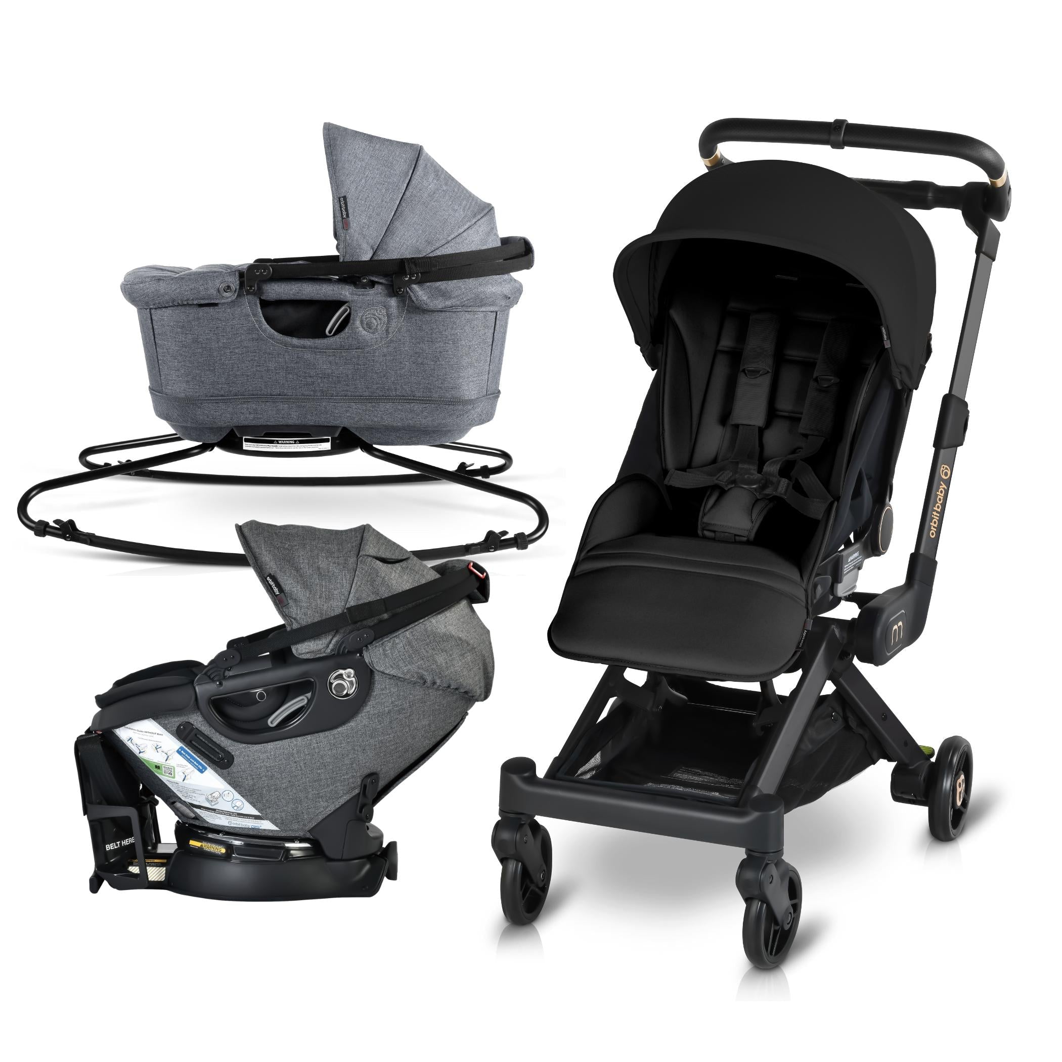 Orbit Baby M+ Stroll, Lounge, & Ride Travel System