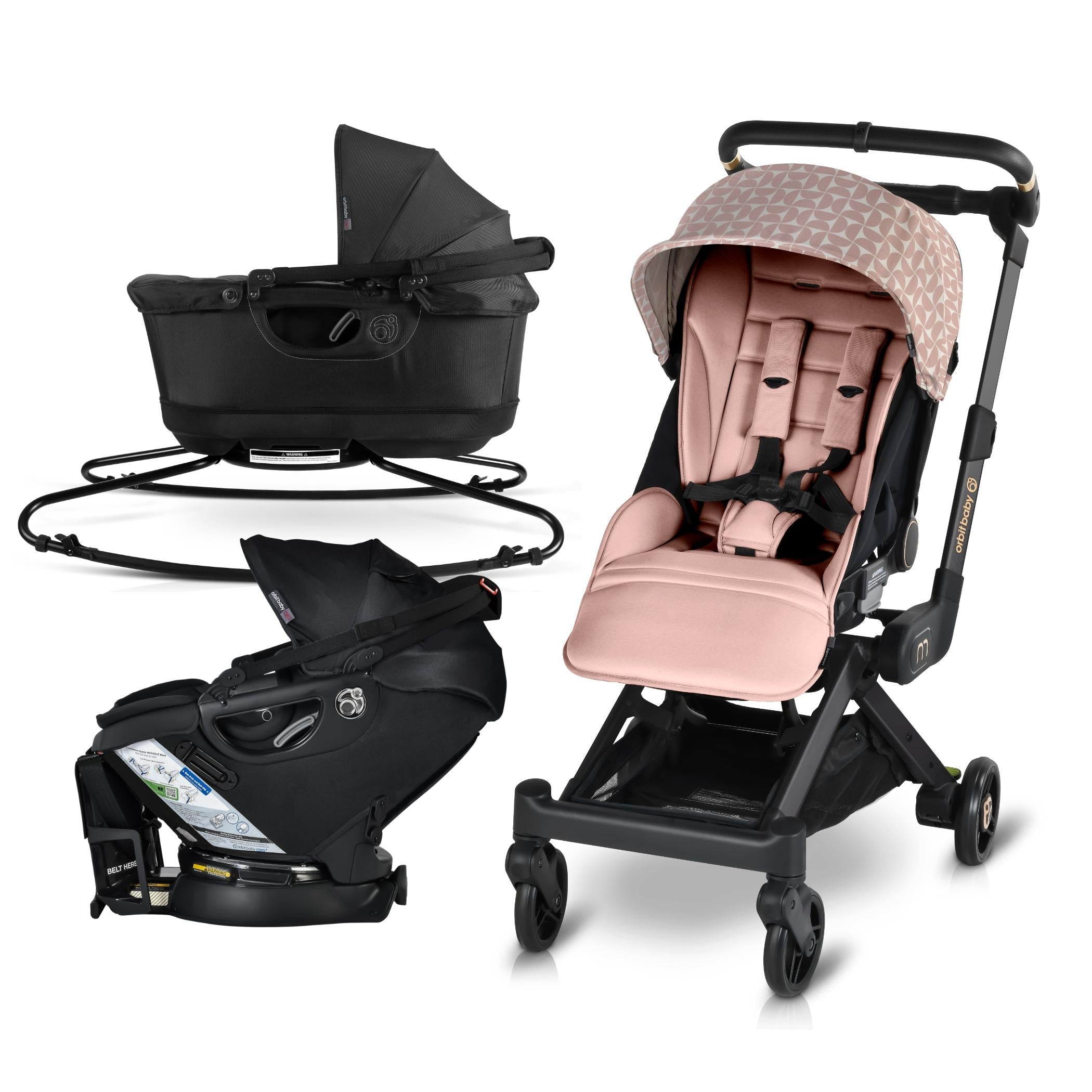 Orbit Baby M+ Stroll, Lounge, & Ride Travel System