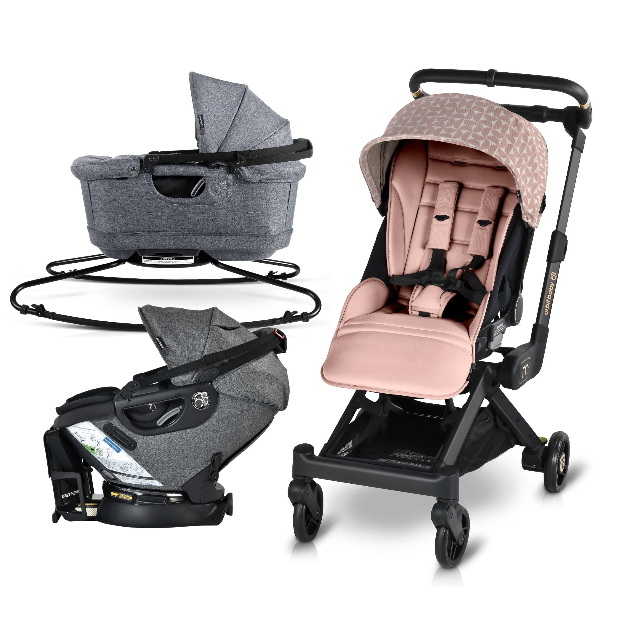 Orbit Baby M+ Stroll, Lounge, & Ride Travel System