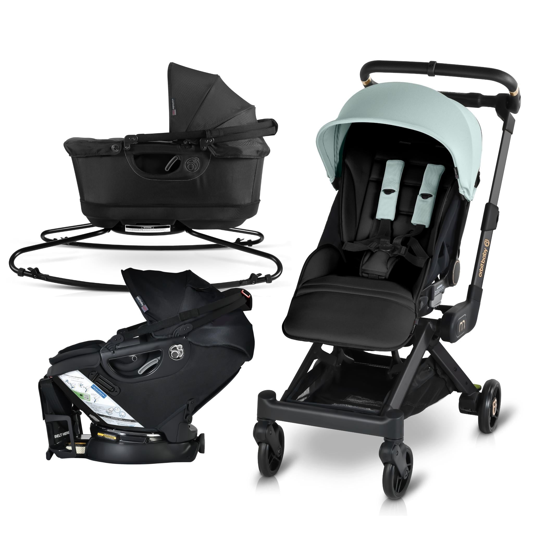 Orbit Baby M+ Stroll, Lounge, & Ride Travel System