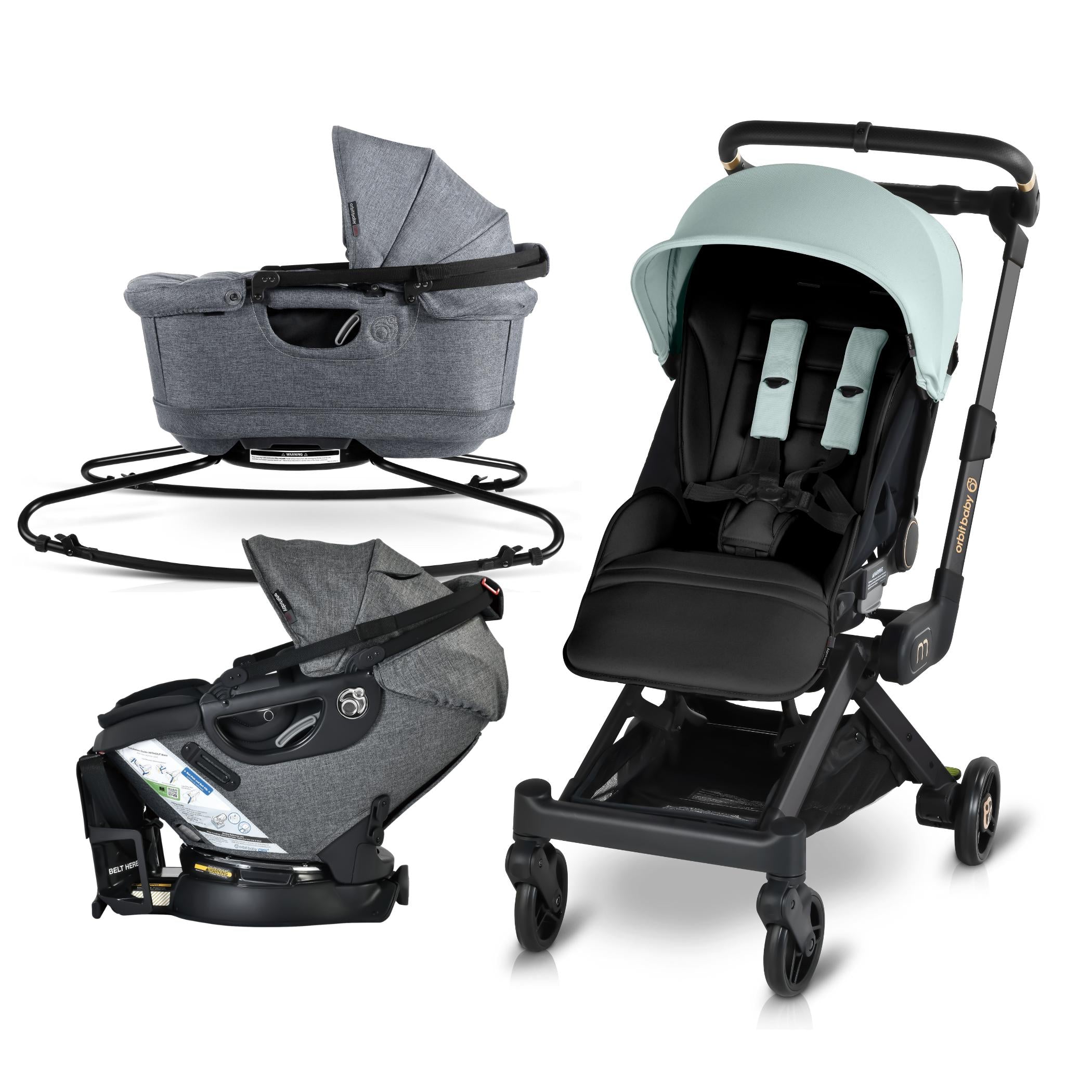 Orbit Baby M+ Stroll, Lounge, & Ride Travel System